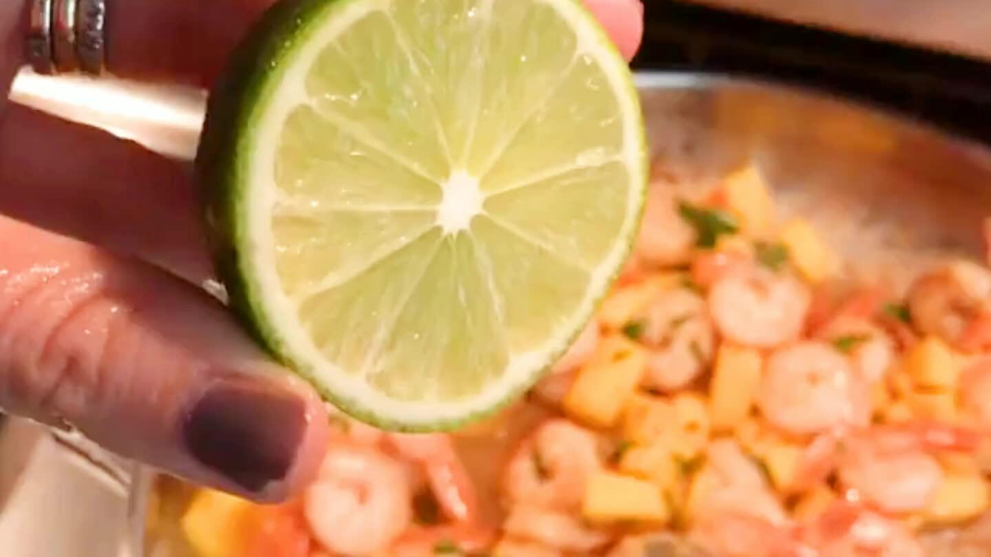Add the lemon juice and remove from heat
