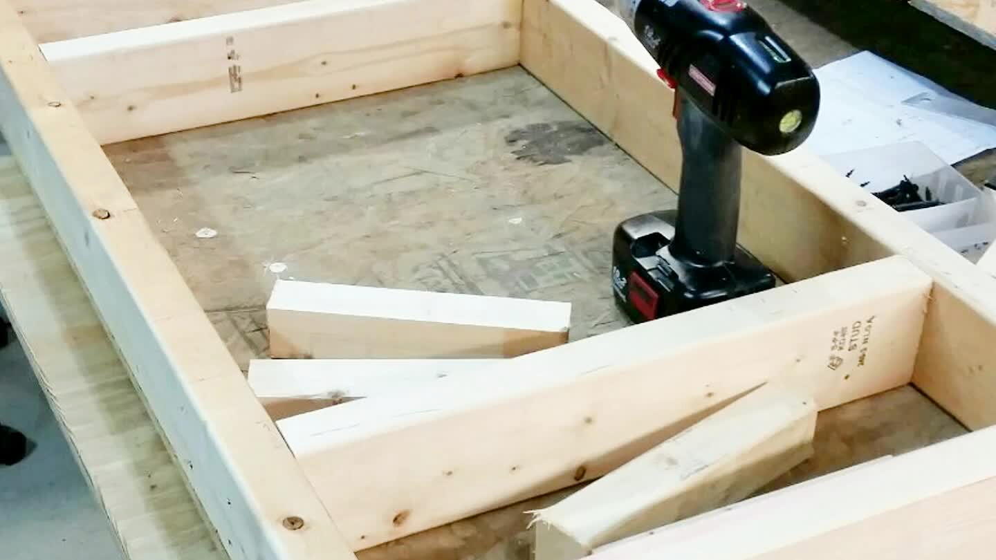 Build a suitable 2 x 4 frame