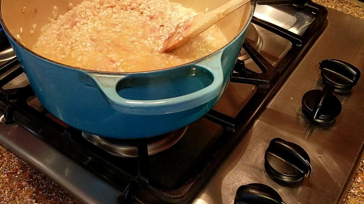 and then pour more until your risotto is ready.