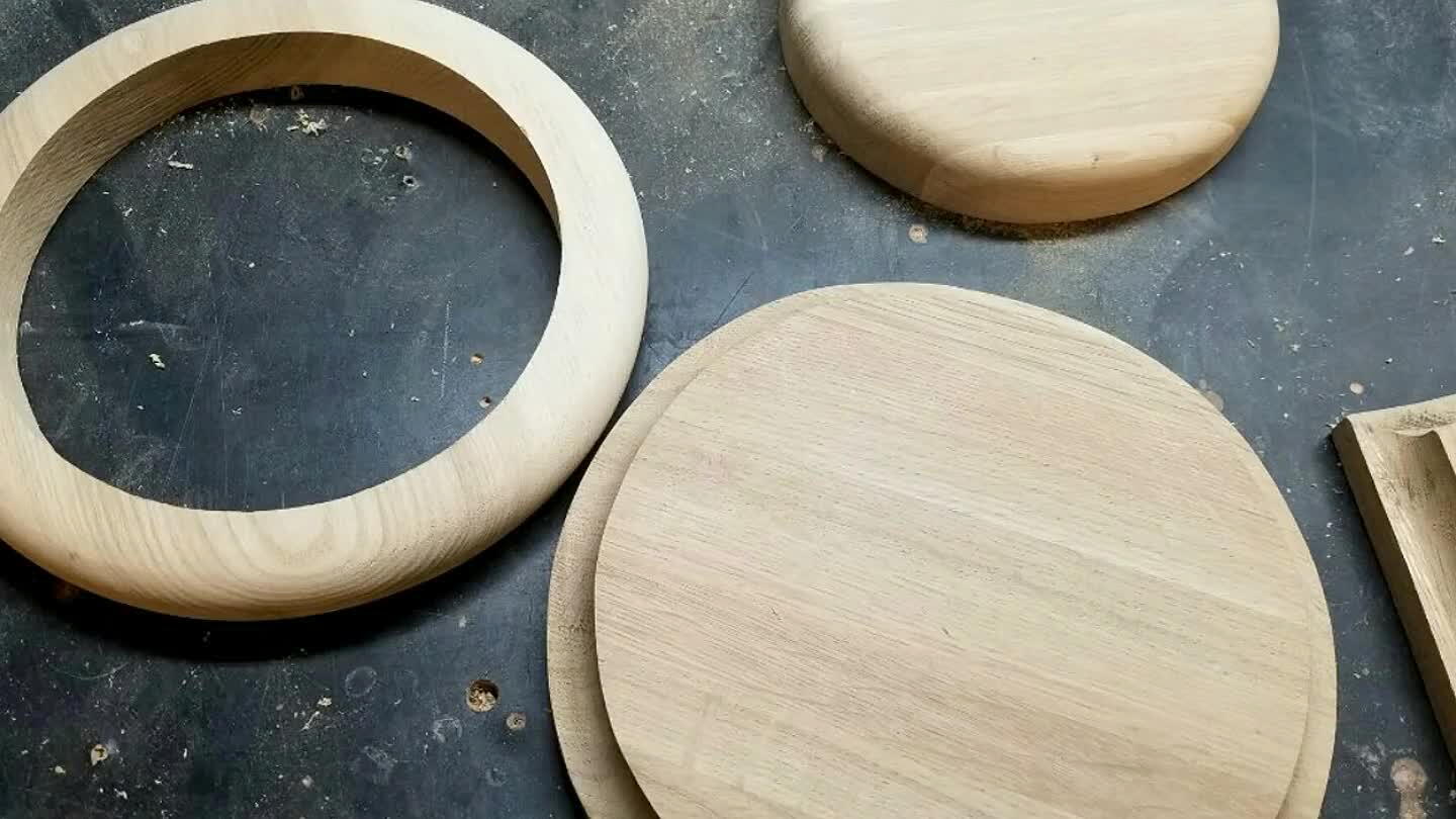 1/2" radius on 1 side. You can now assemble the top cap