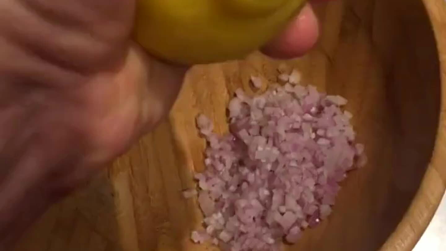 black pepper in there too. Let that sit for awhile.