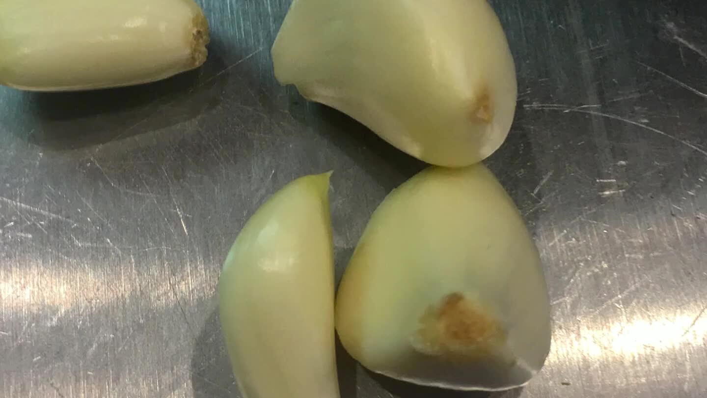 ou have a microplane. Stir it into some hot olive oil in a saucepan.