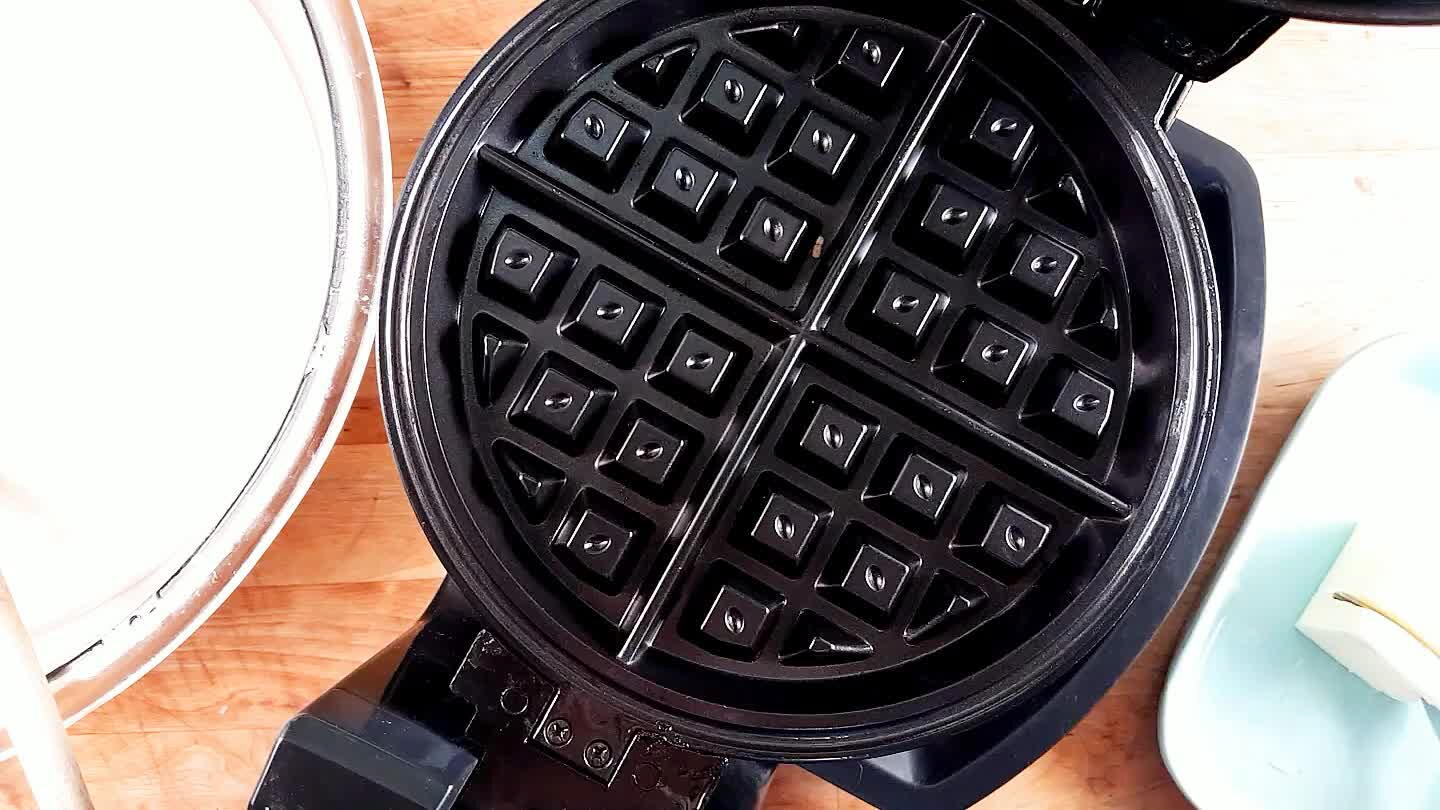 Lube up your waffle iron.