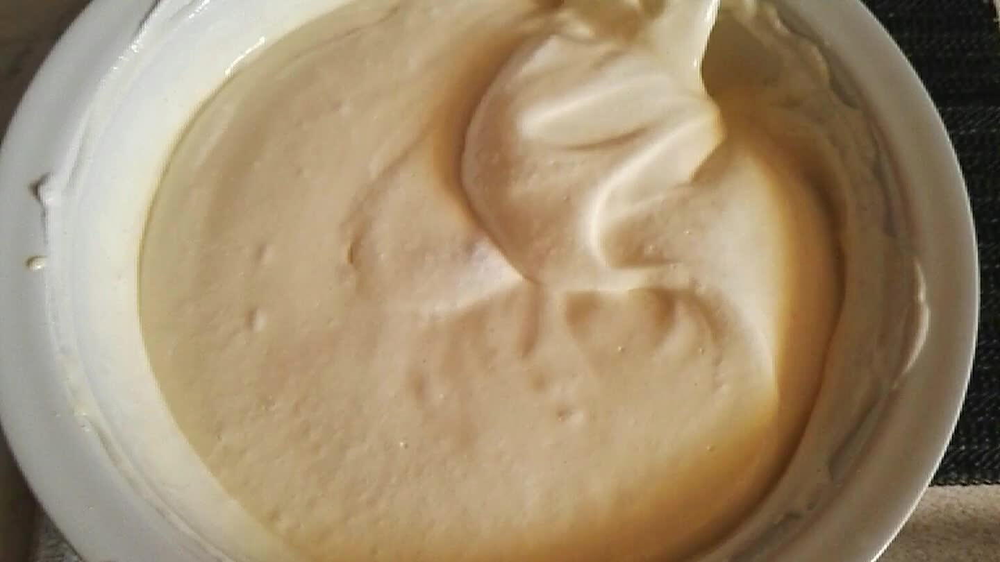 fino a ottenere una crema densa