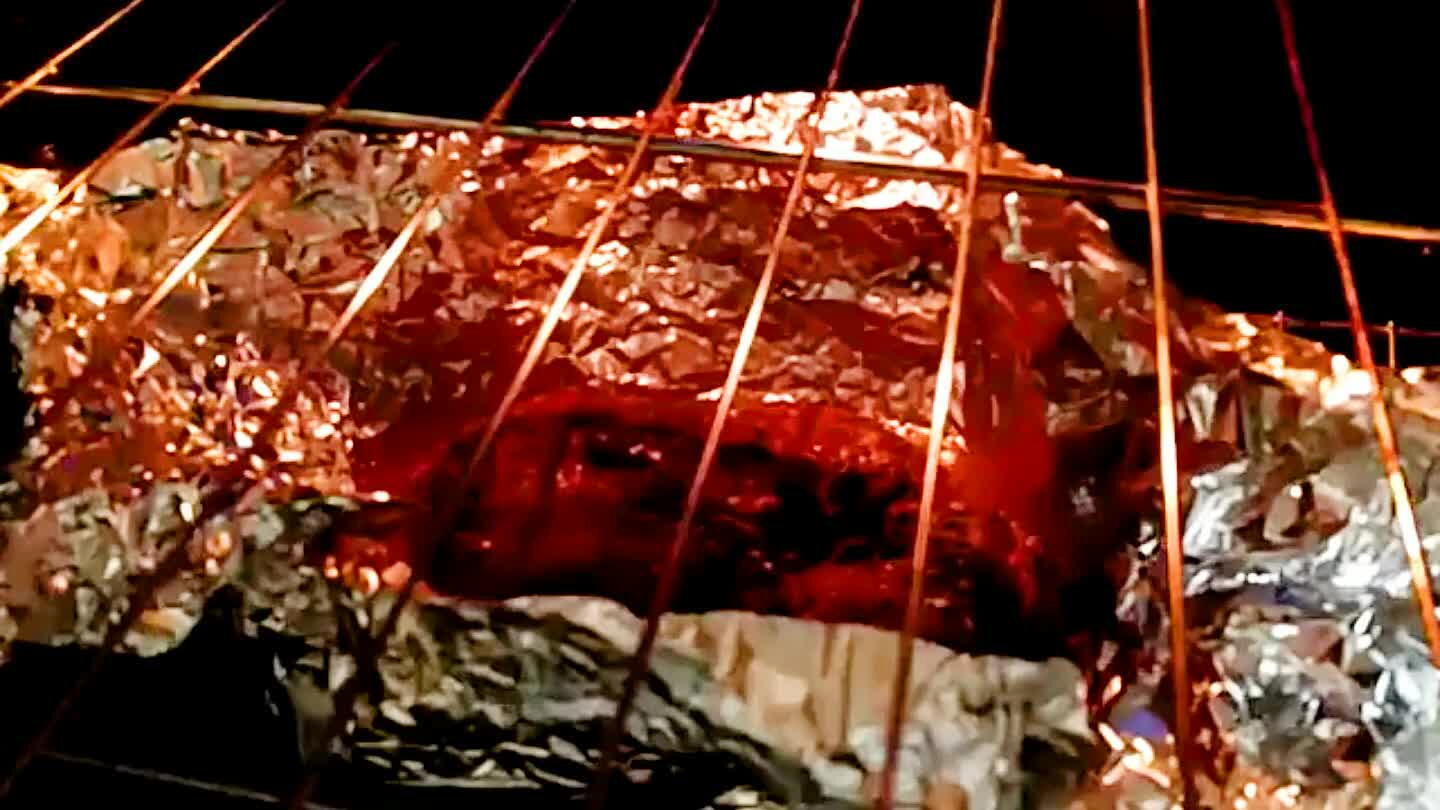 al step to make the crust, which is one of the best parts of cooking lamb.