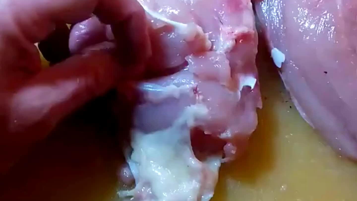 hen, slice off the drummie, leaving your boneless chicken breast. If you keep the drummie on, this cut is what's known as the 'airline' breast.