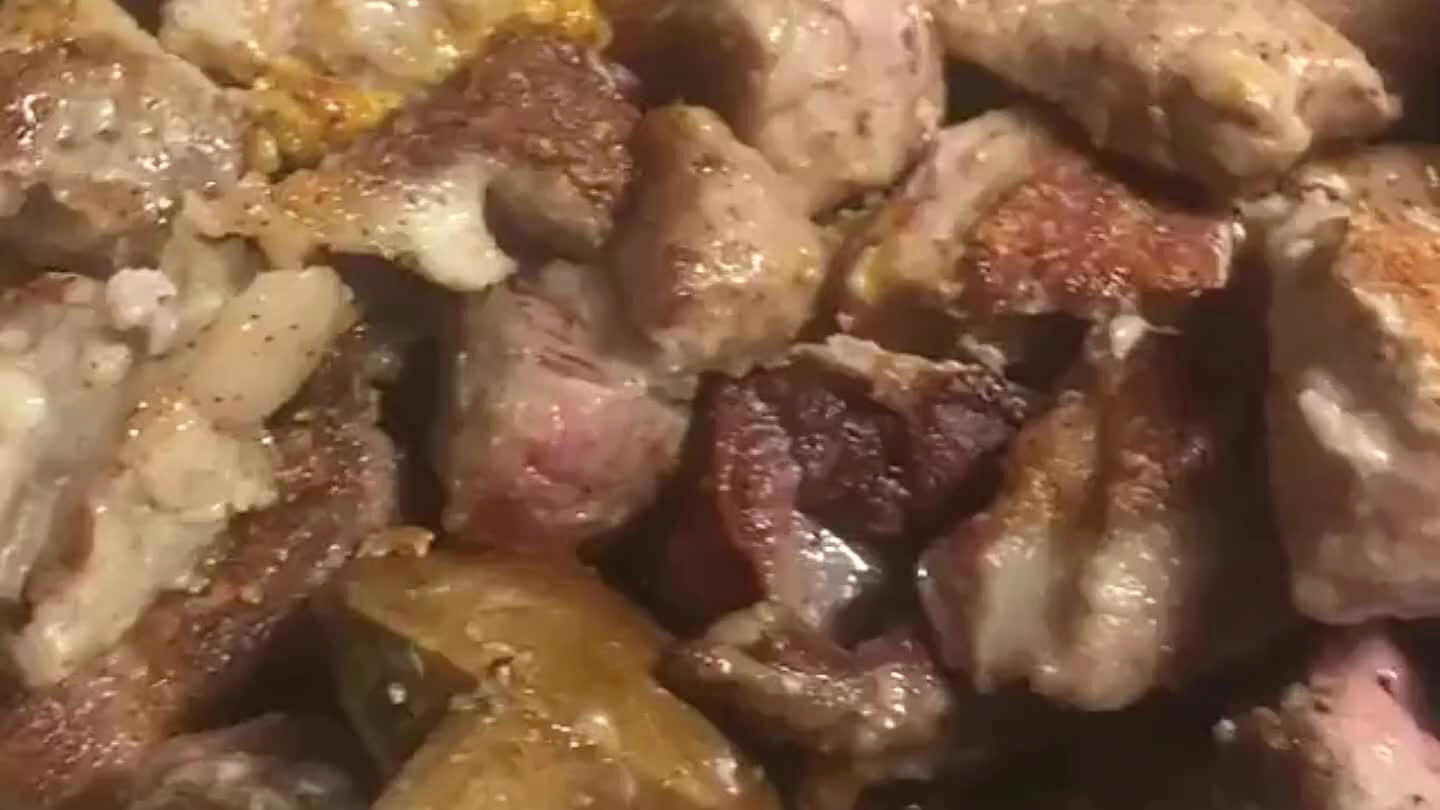 get any chunks off of the bottom.