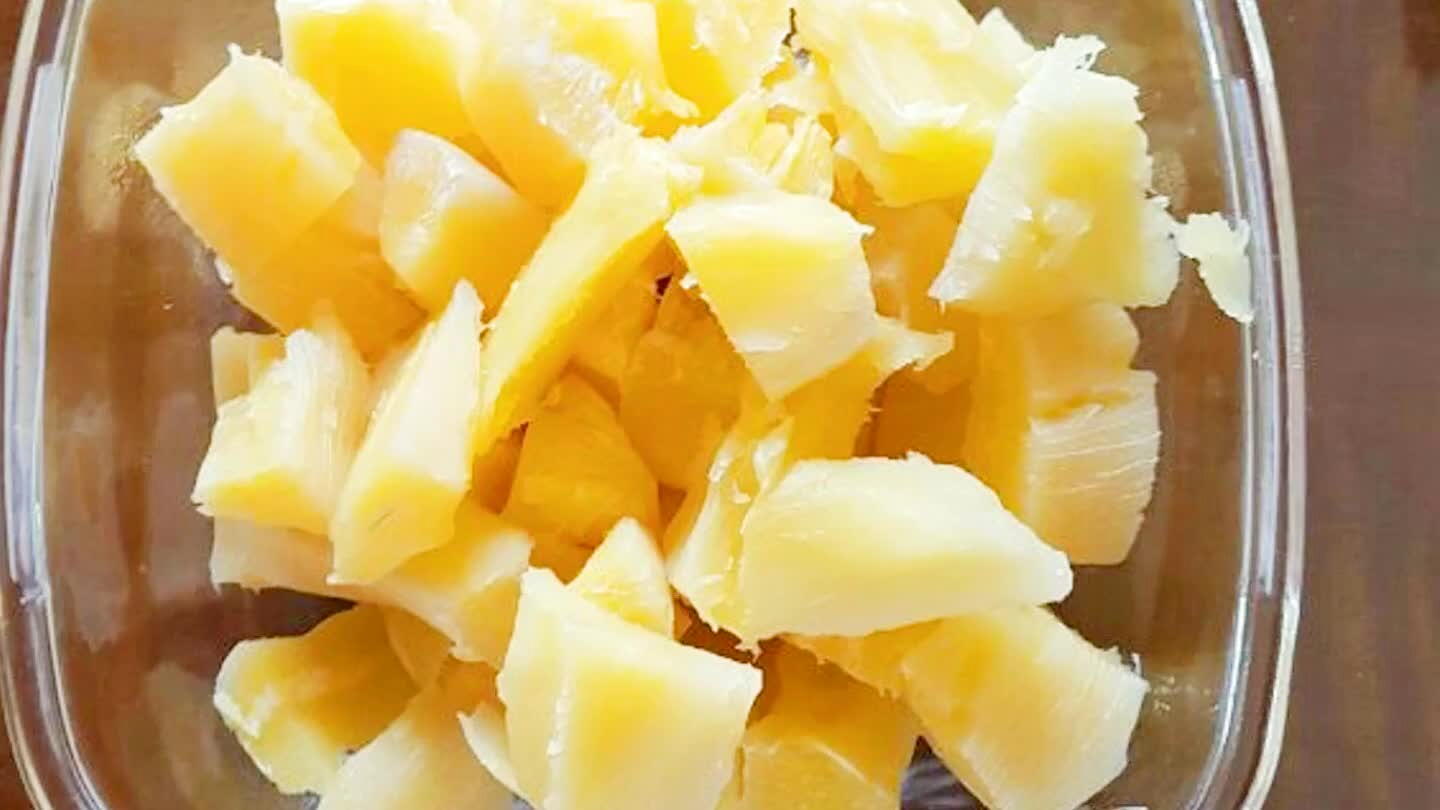 pós cozido coloque o sal na água e deixe por um tempo.