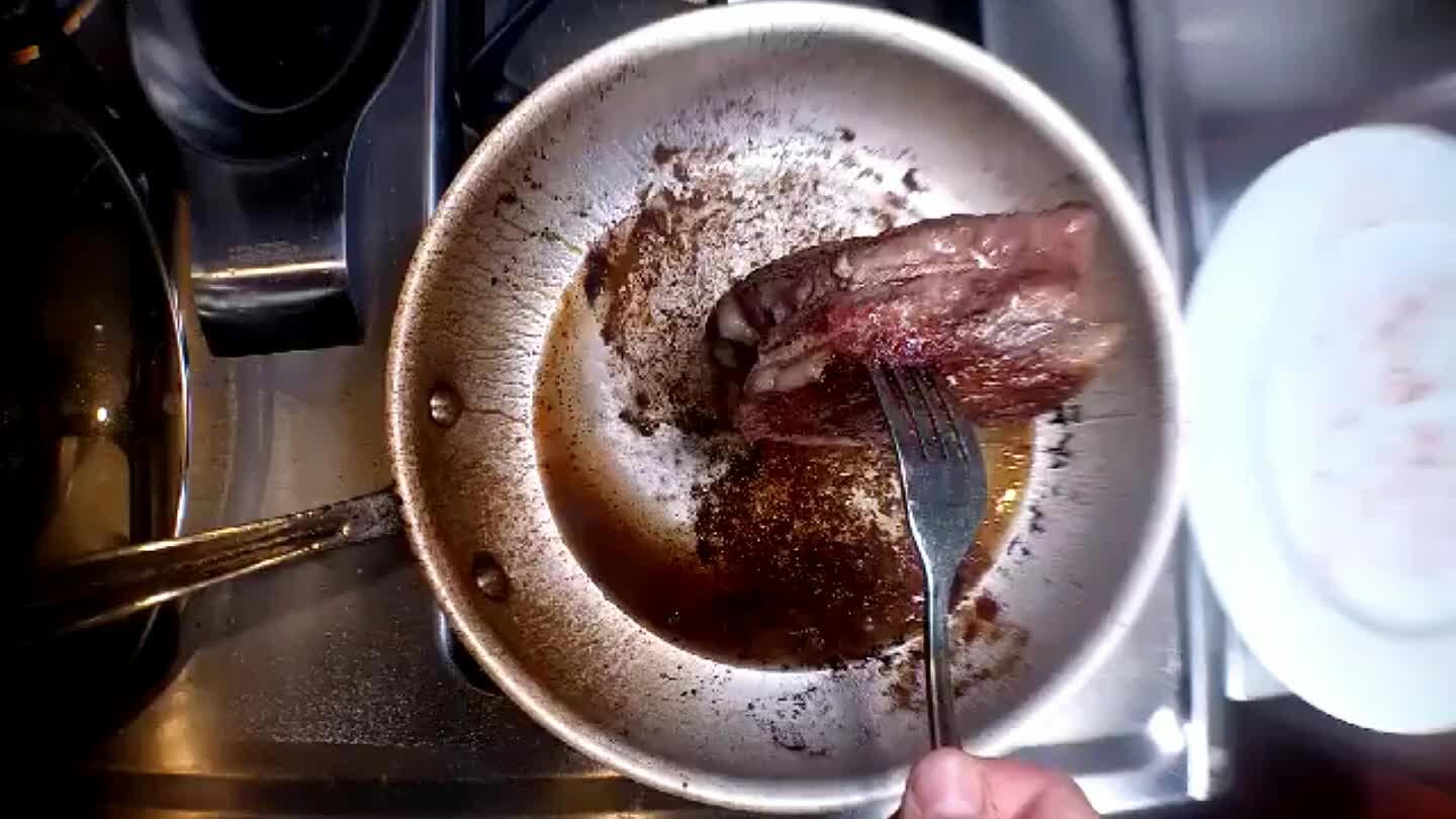 Try to fry the sides as much as possible. I usually just flip them around.