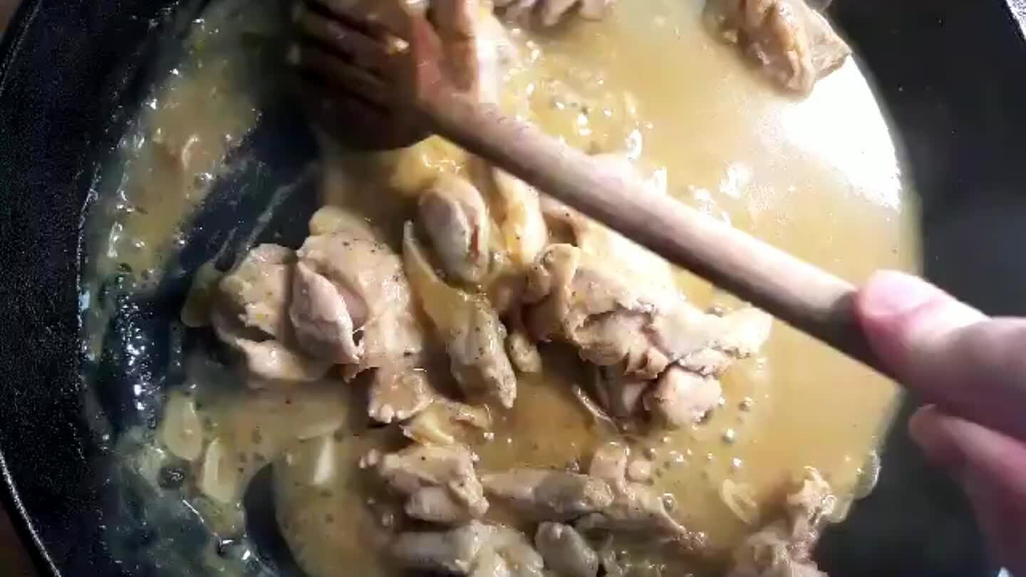 cooked through, provided your pieces aren't much larger than mine. But you can slice opened the biggest chunk to check for yourself.