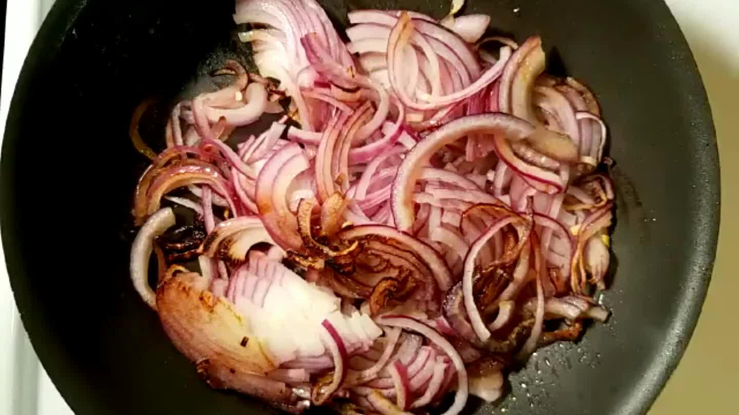 good to get some char on the onion. It should help to add a little flavor and texture.