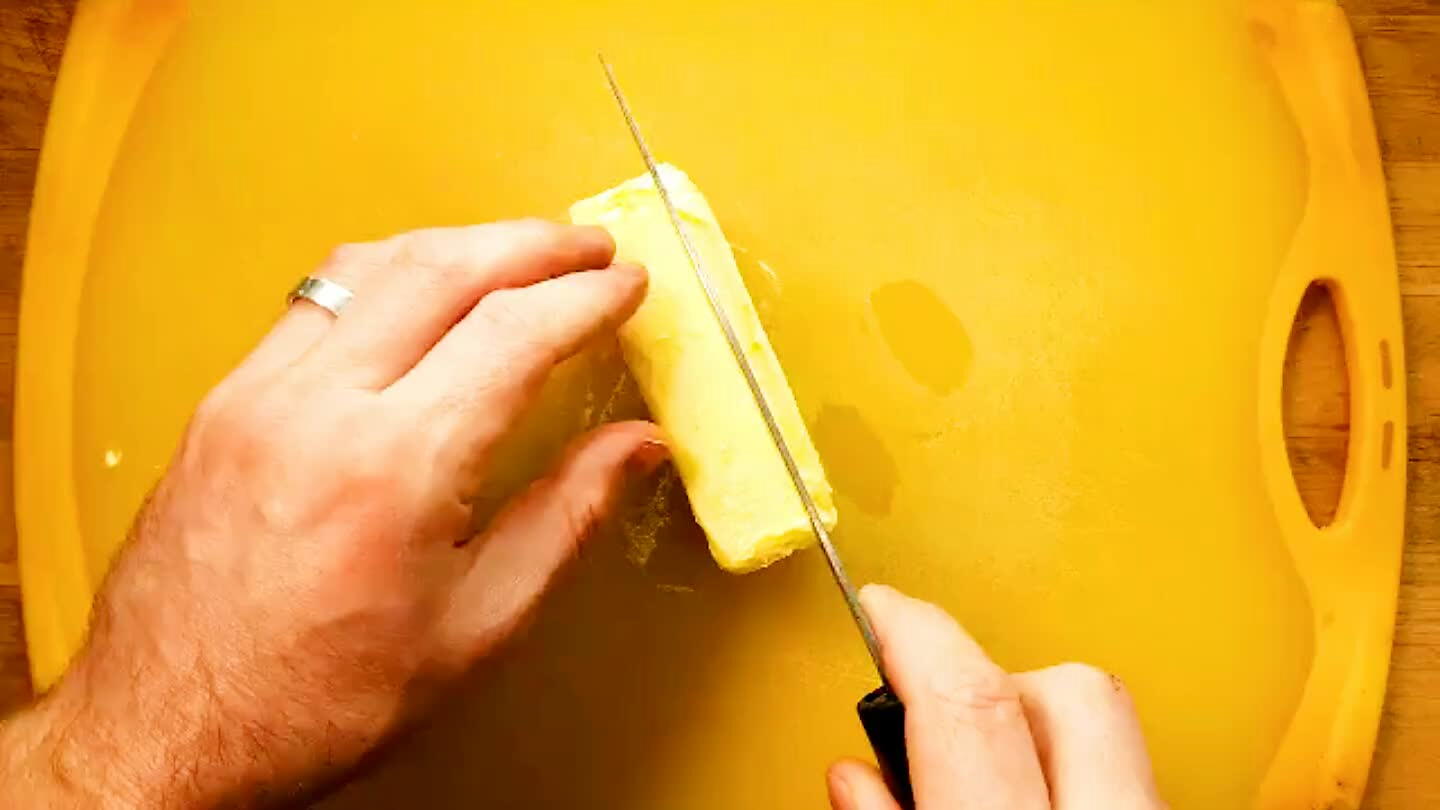 means we will need 3 slices from each stick of butter to add up to 9 slices.