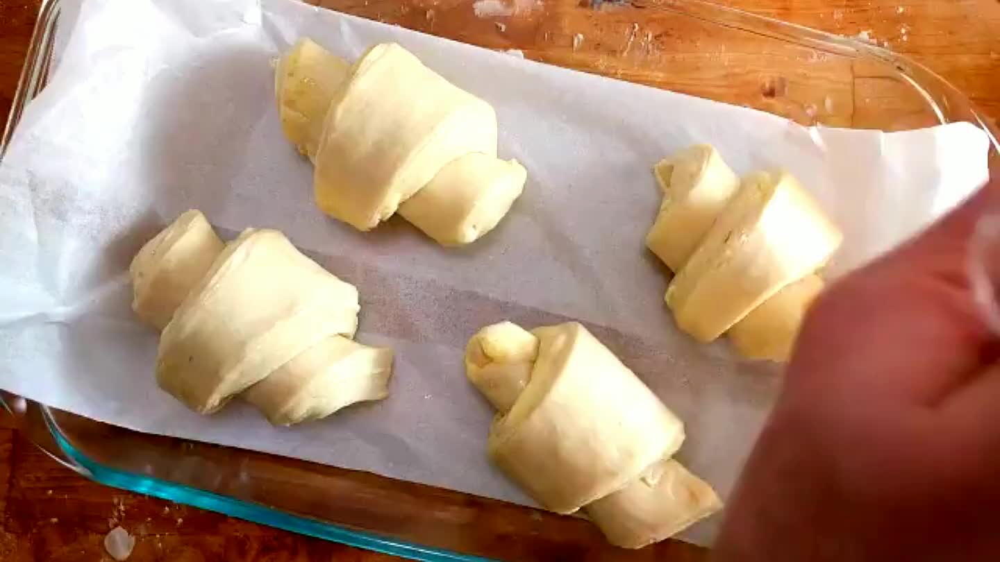 plastic wrap and set aside in a warm spot to proof for about an hour. Make sure you leave plenty of room. They will grow!