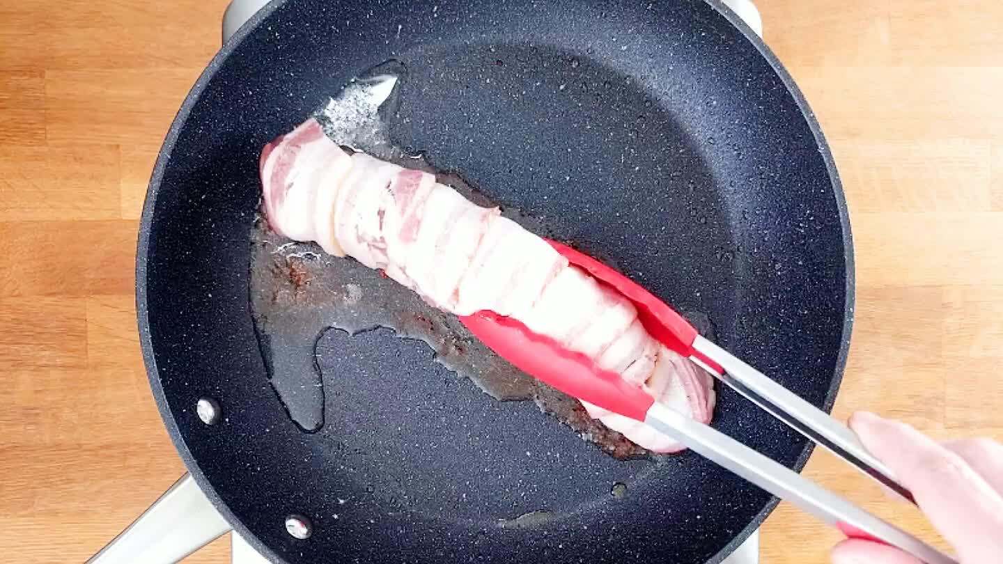 tenderloin. Continue rotating until the bacon is golden and crispy all the way around.