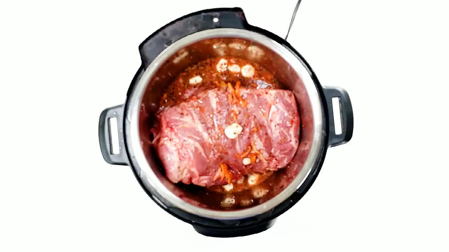 ooking, the pork should be very tender. If it's still difficult to separate with 2 forks, replace the lid and cook for another 30 minutes.