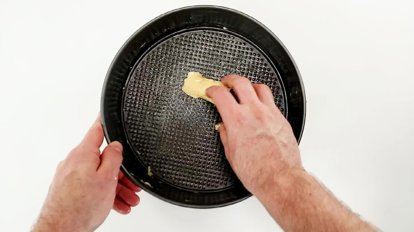 rge 12" springform pan for this recipe. A springform pan is ideal because it will make it much easier to remove your cheesecake from the mold.