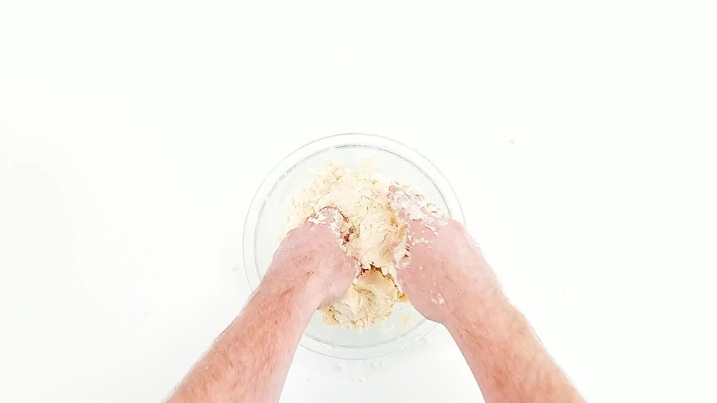 to pull away from the bowl.