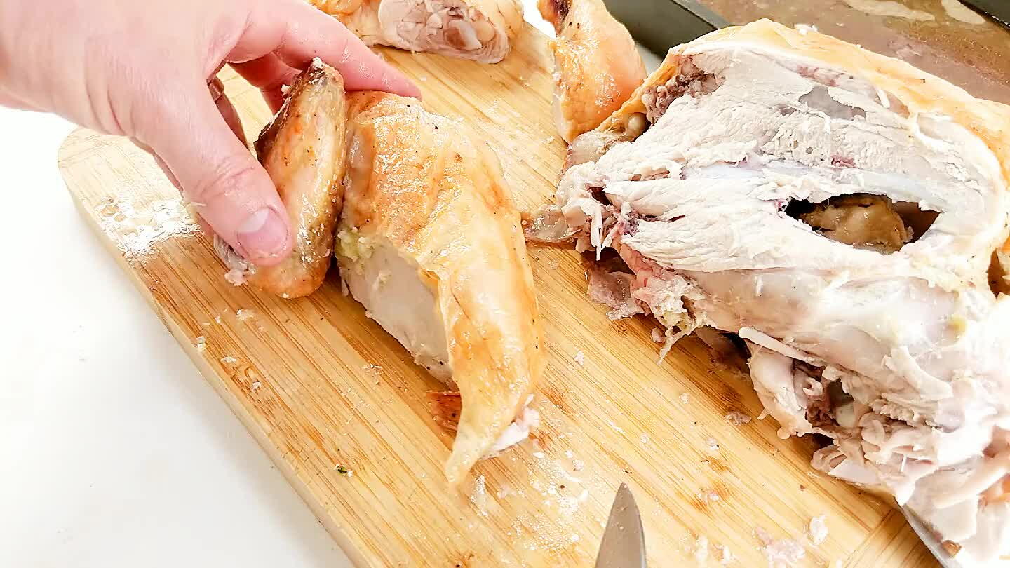 ng attached. This is known as an 'airline chicken breast' for some reason.