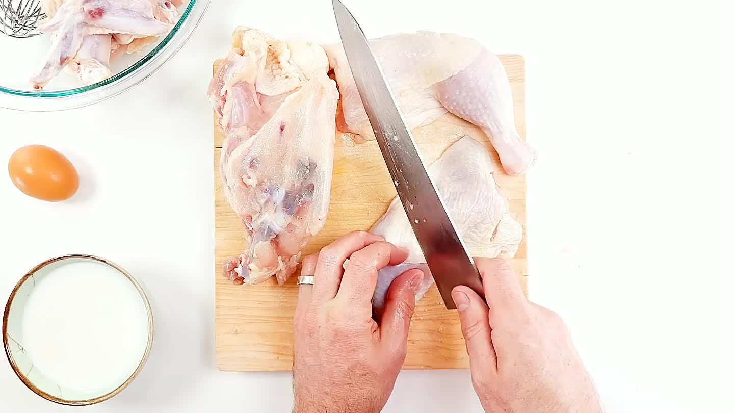 ou cut through a joint, it's helpful to feel around for the point where the bones meet to determine where to cut.