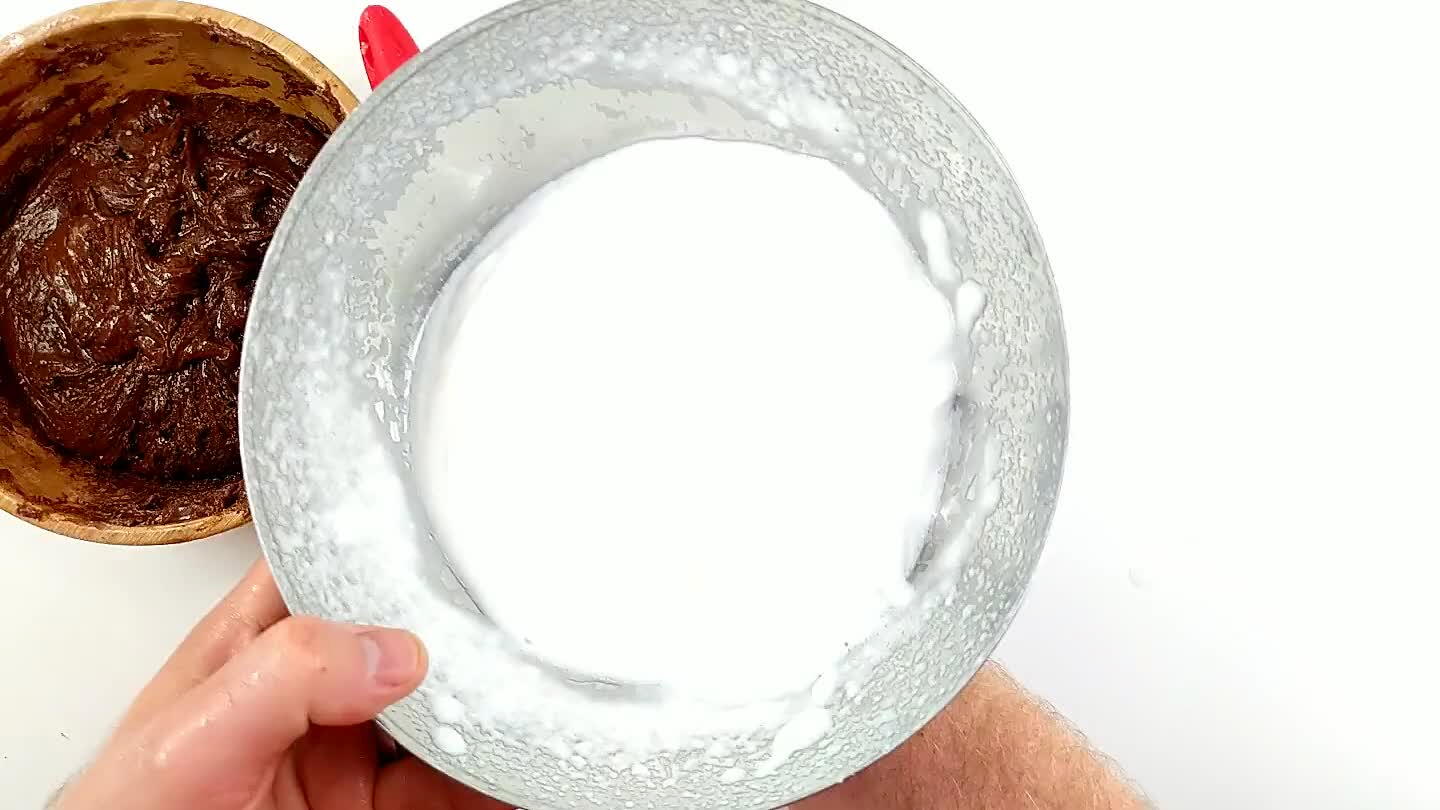 ll collapse them and your batter won't be as fluffy.