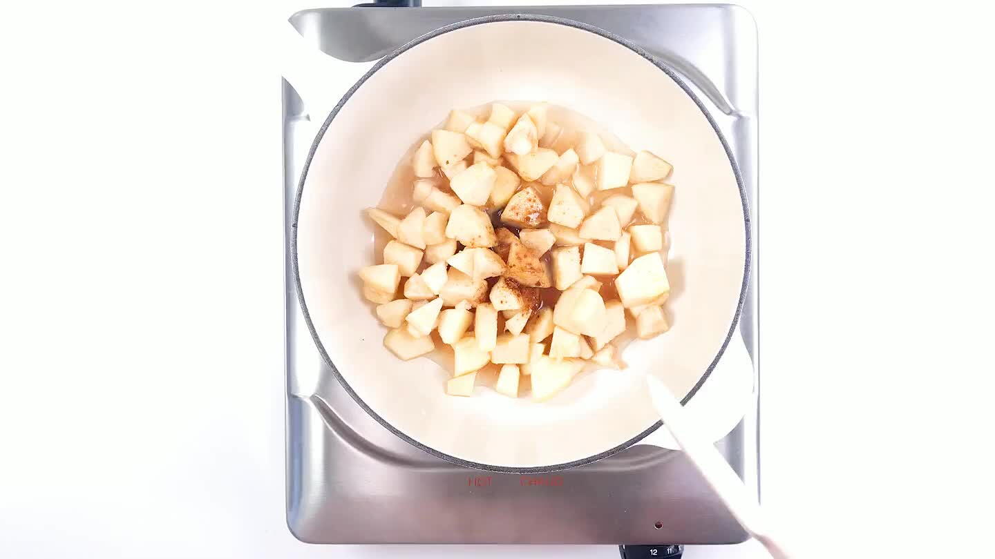 Cook until the apples are tender. About 15 minutes. Add more water if necessary