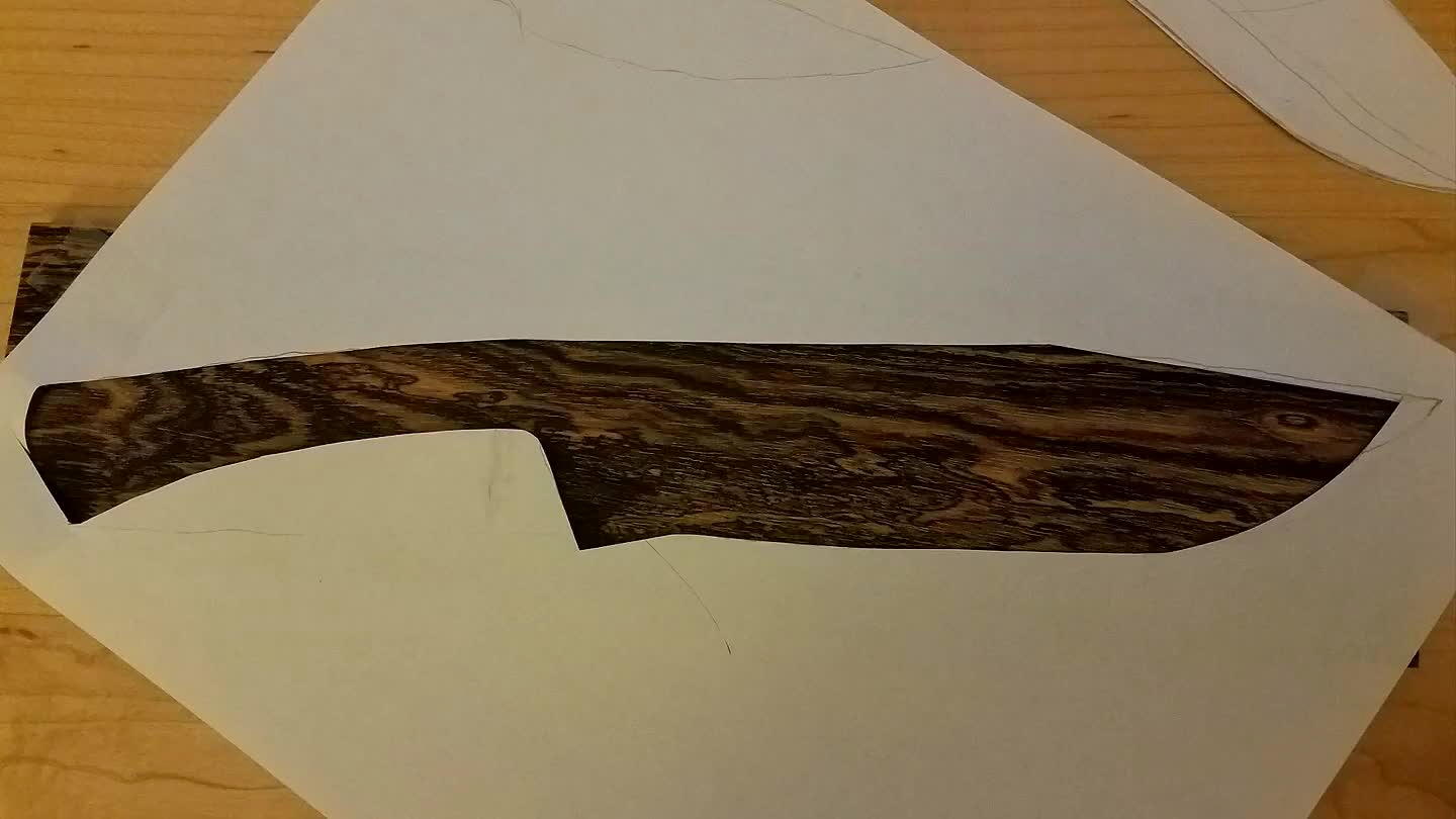 the piece of bocote.