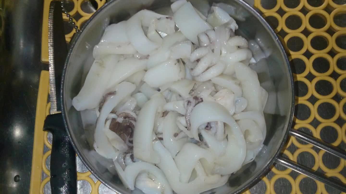 frigorifero, quindi noi le abbiamo fatte sgocciolare.