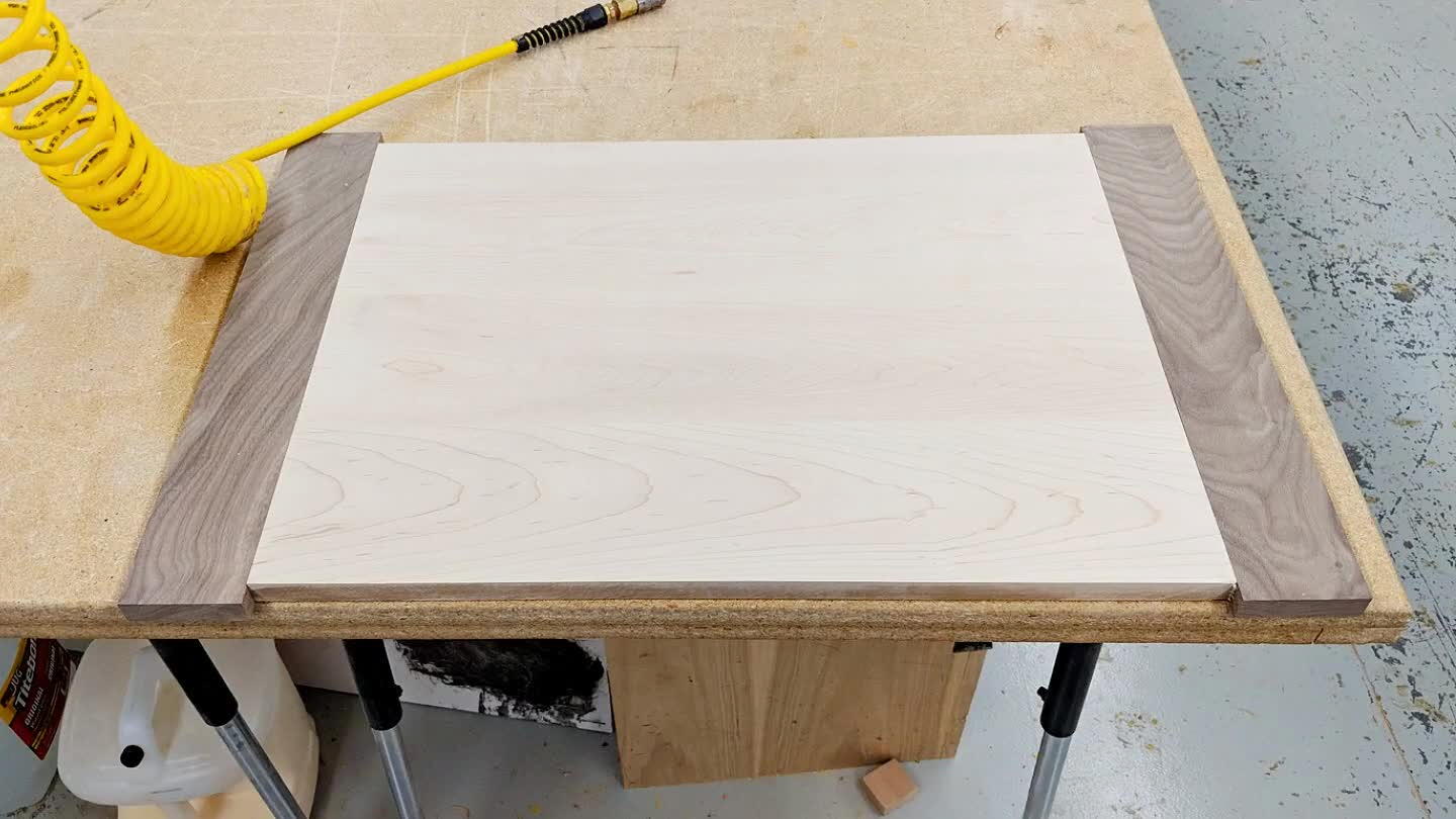 90 degrees from the rest so that it will help prevent it from warping or twisting.