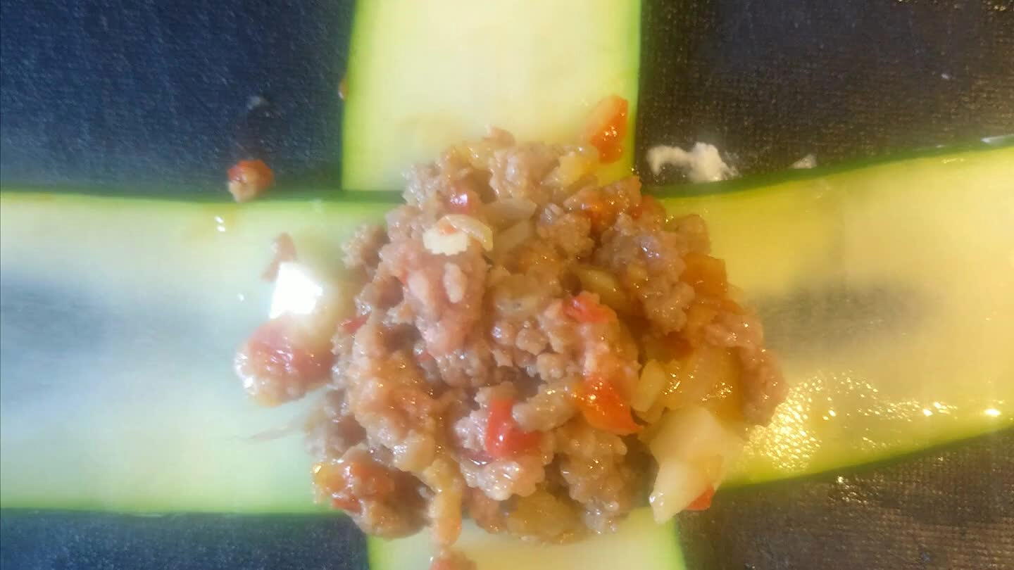 e queso y jamón serrano. Meter al horno para gratinar un poco 10 min a 160°