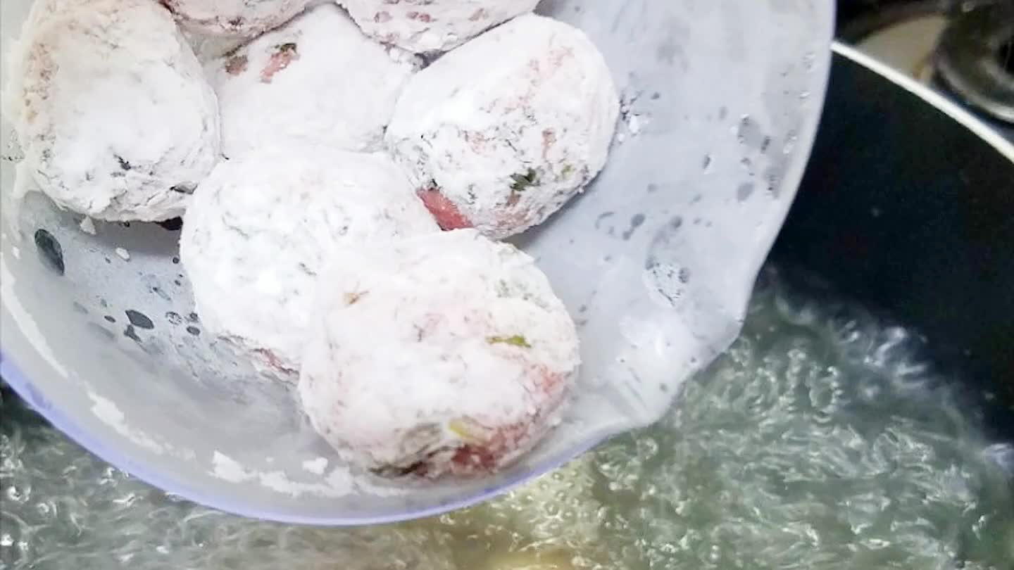 んだ水菜が混ぜてあります🌿