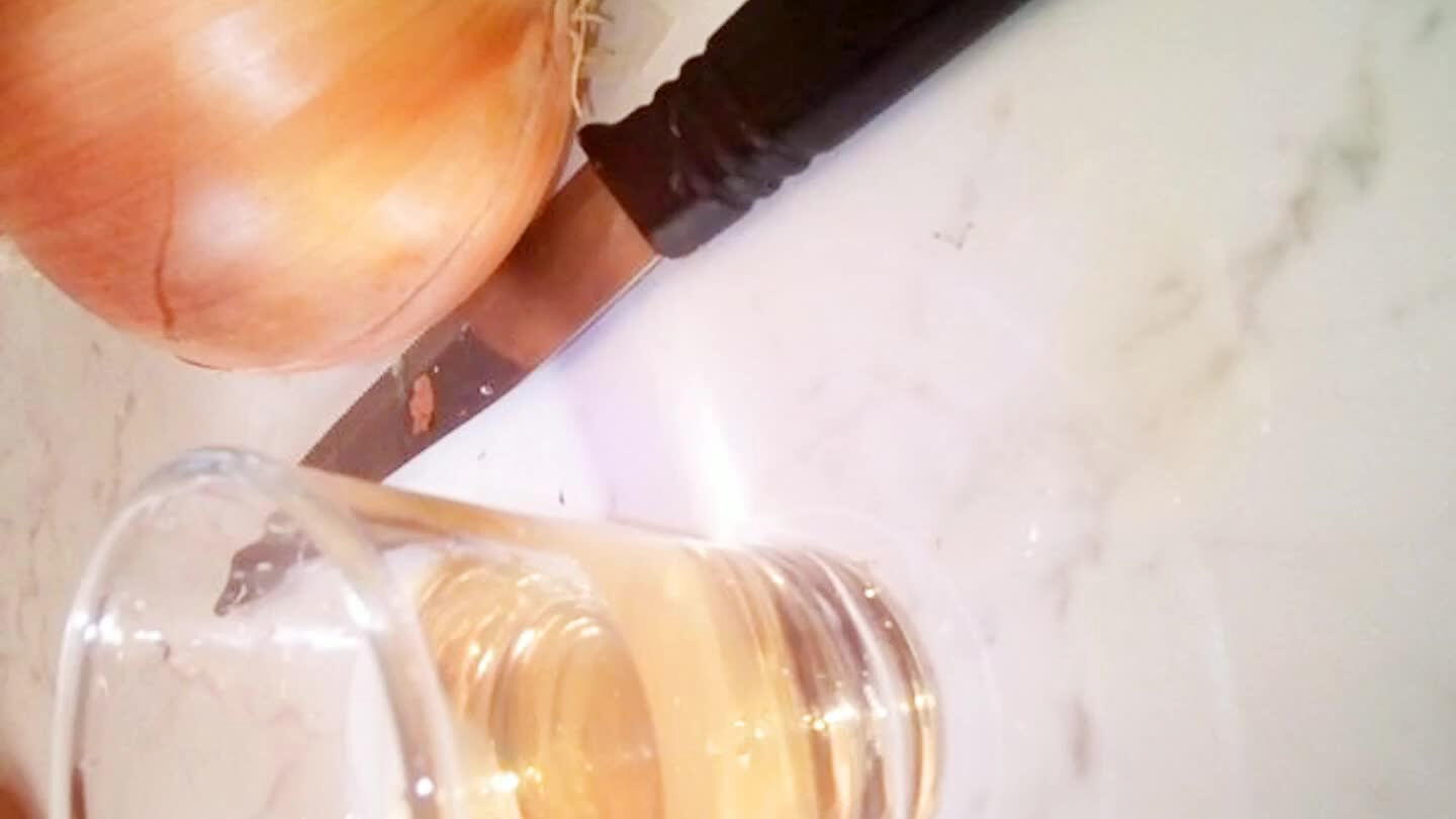 asses. Add half a shot glass of apple cider vinegar, or cognac, or whiskey