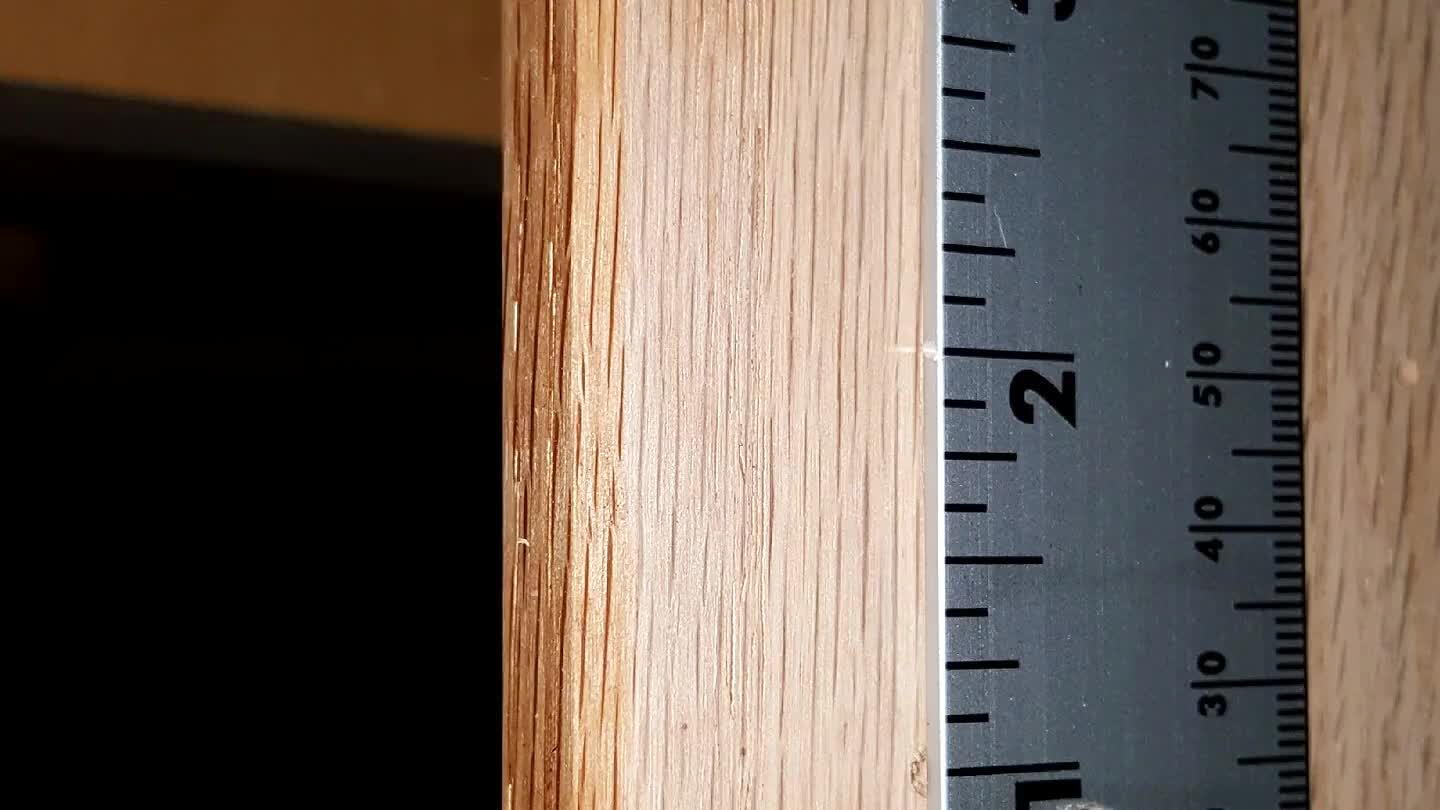 ry other inch starting at 1 and the 2nd row has a hook every other inch starting at the 2 inch mark.