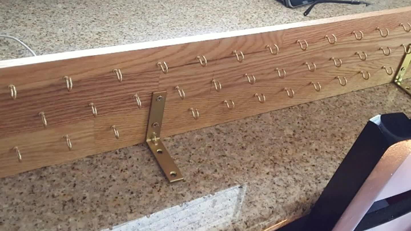 them by hand is difficult and time consuming. Then I used a pair of pliers to make sure they were straight.