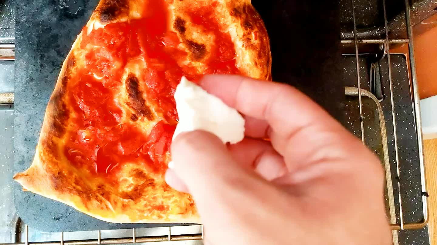 izza. You don't need to put it back on the oven.