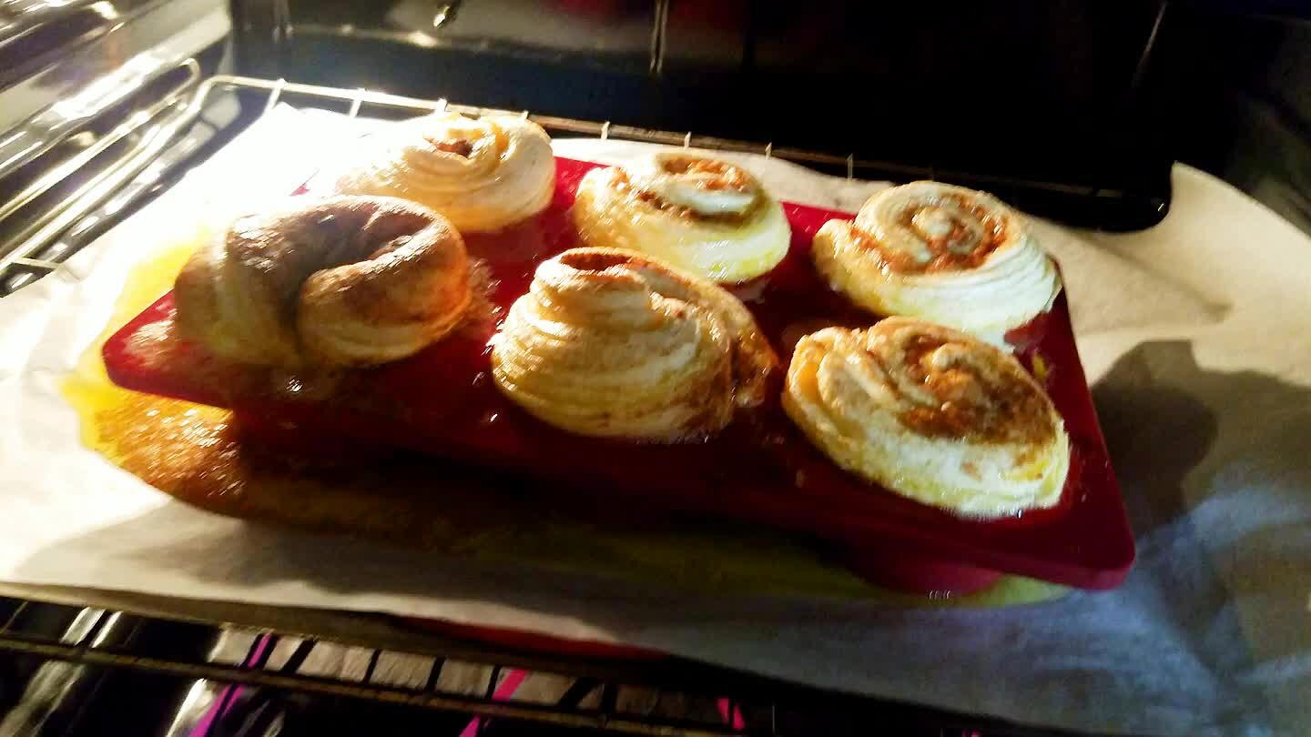 It's smart to give them a little check around 30 minutes. Don't skip the cookie sheet or you'll end up with melted butter all over your oven.