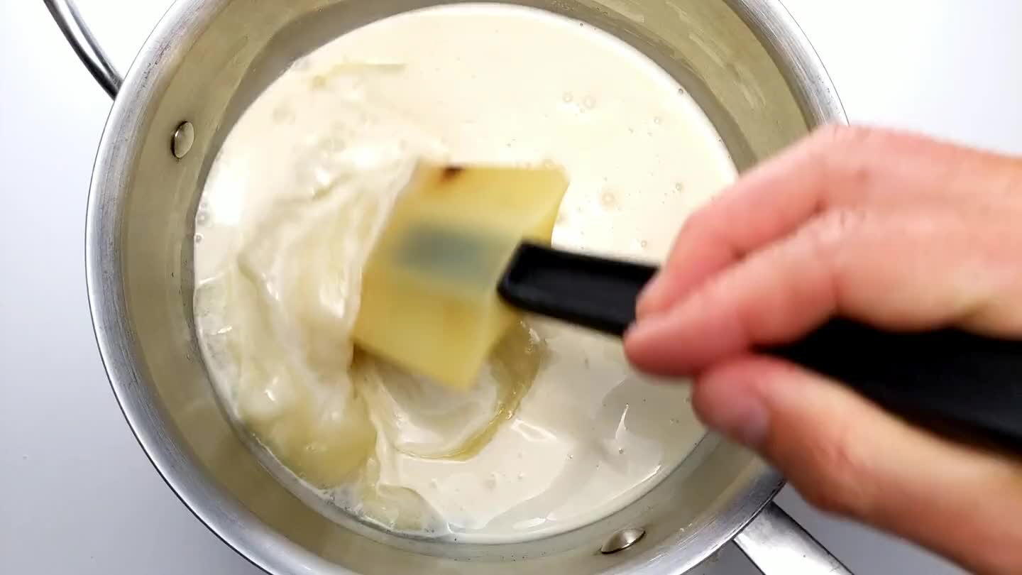and sugar until it registers close to 250°F on a reliable candy thermometer. Watch the rim of the cream. Every few minutes, run a moistened pastry brush around the edge to avoid crystallization, unless you're a fan of a grainy caramel (which I kinda am honestly). A thermometer is crucial here to make sure you get the right temperature.