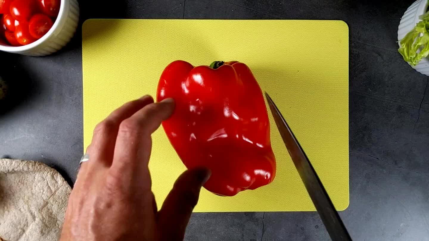 How to Dice Bell Pepper Recipe Ryan's Video Craftlog