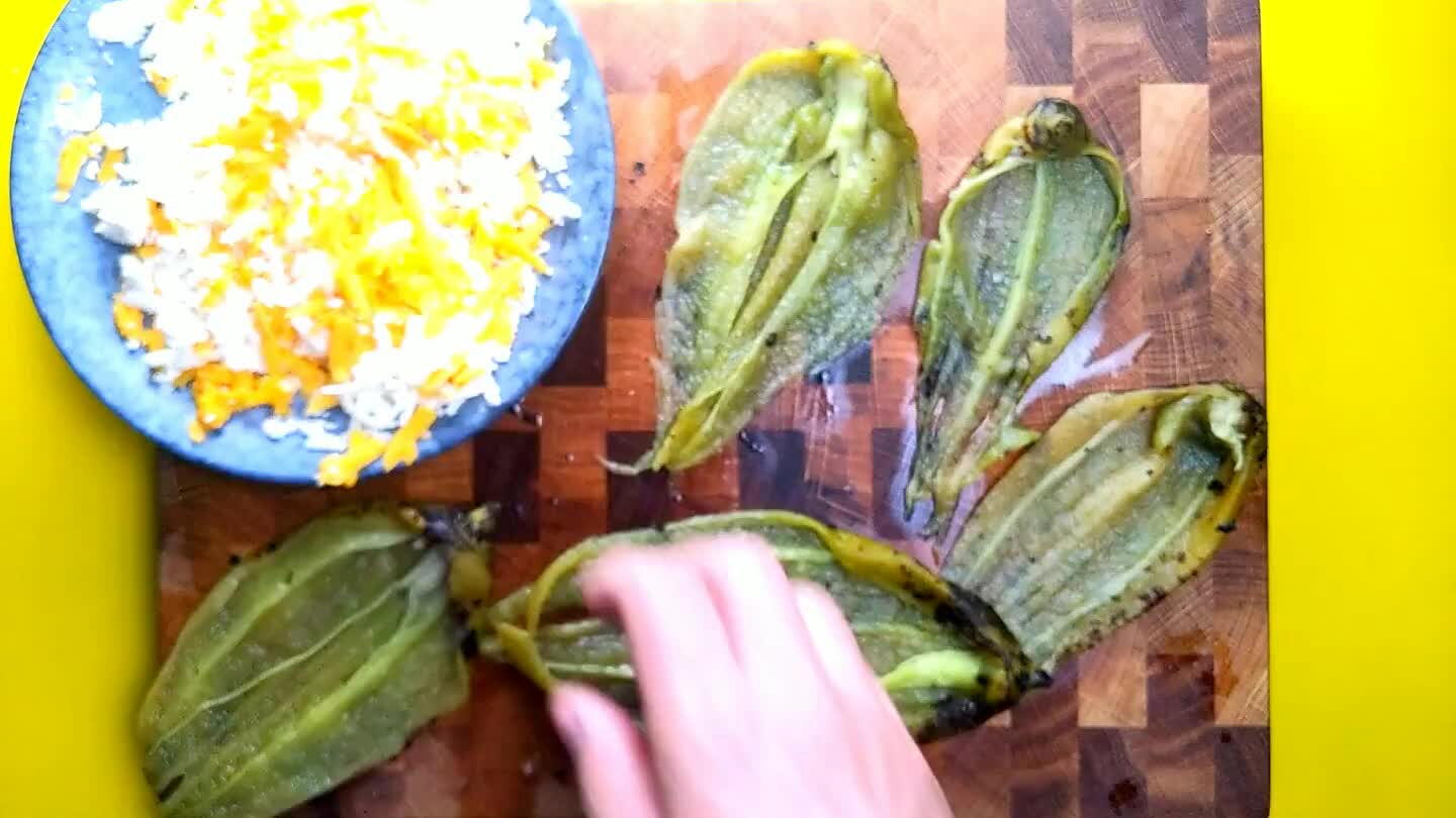ly into one of your roasted chiles.