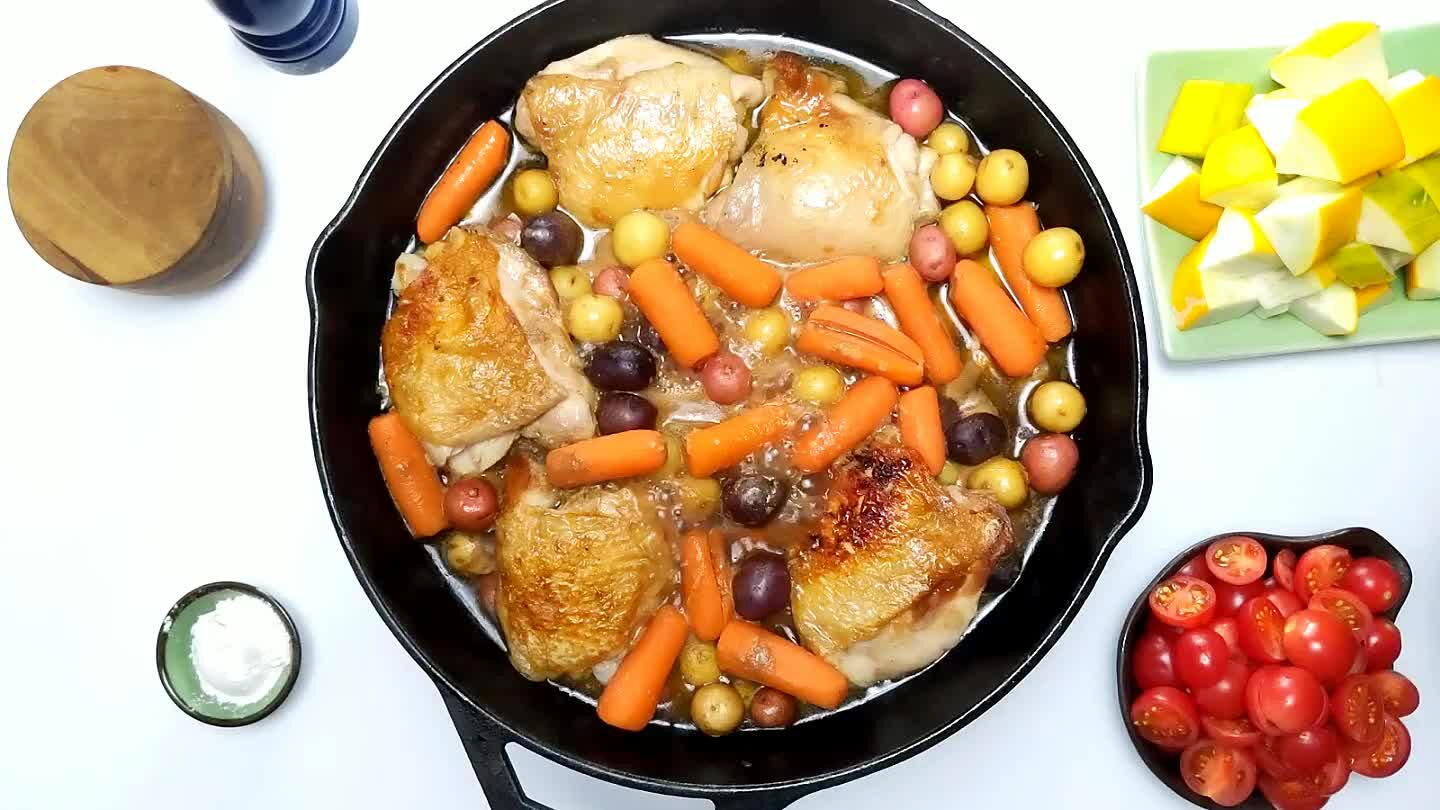 faster than the potatoes and carrots. Cover and simmer for another 5 minutes.
