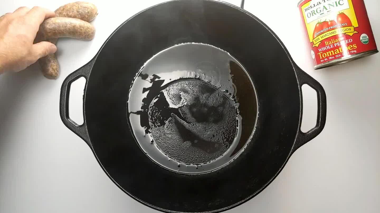 it off easily. Add to the hot oil.