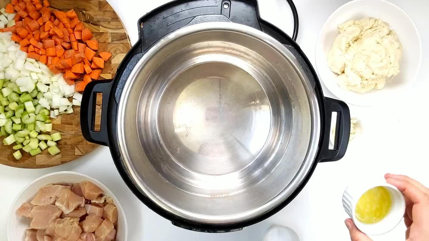he carrots, onion, and celery.
