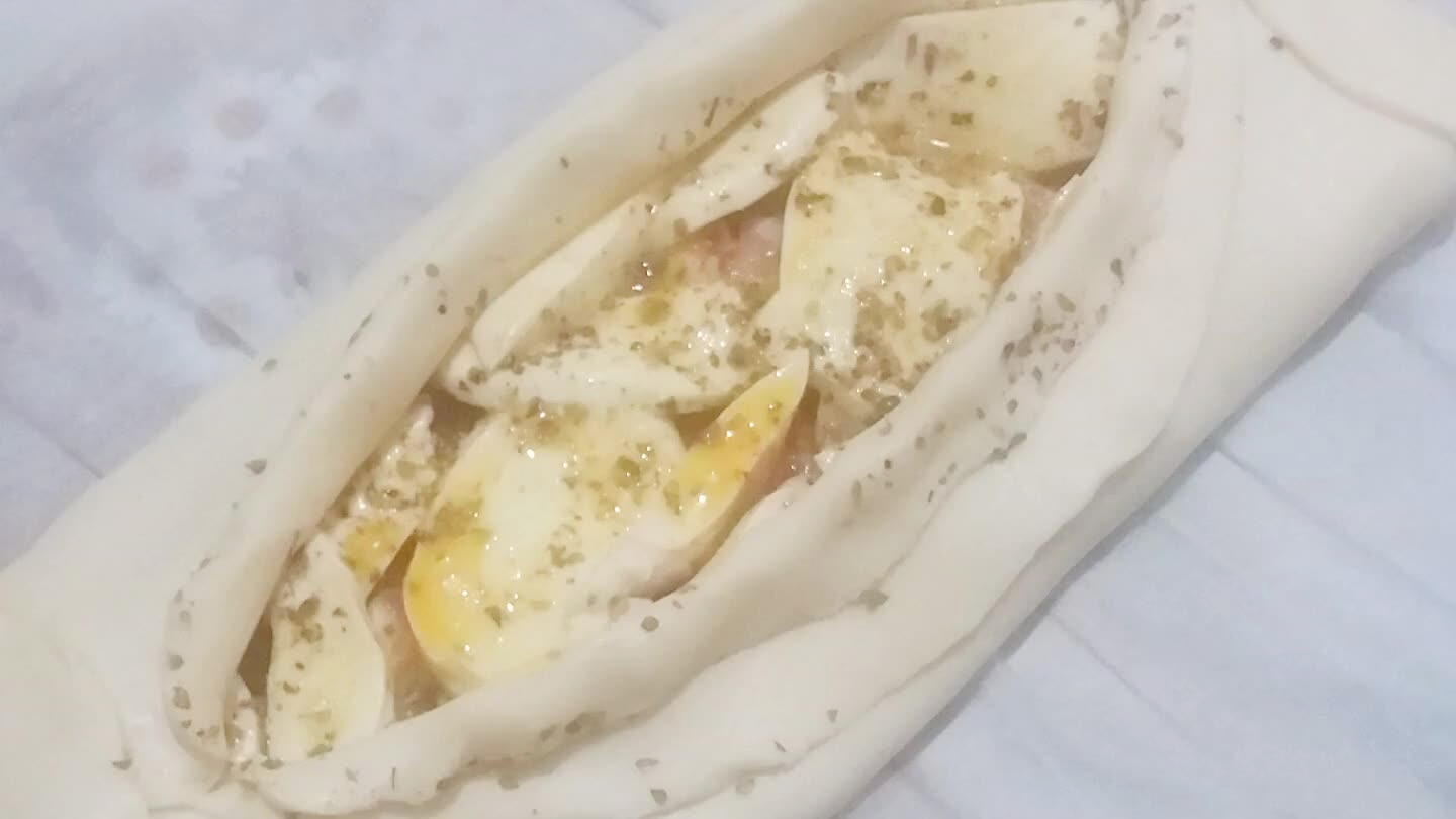 lla ciabatta appena aperta ...