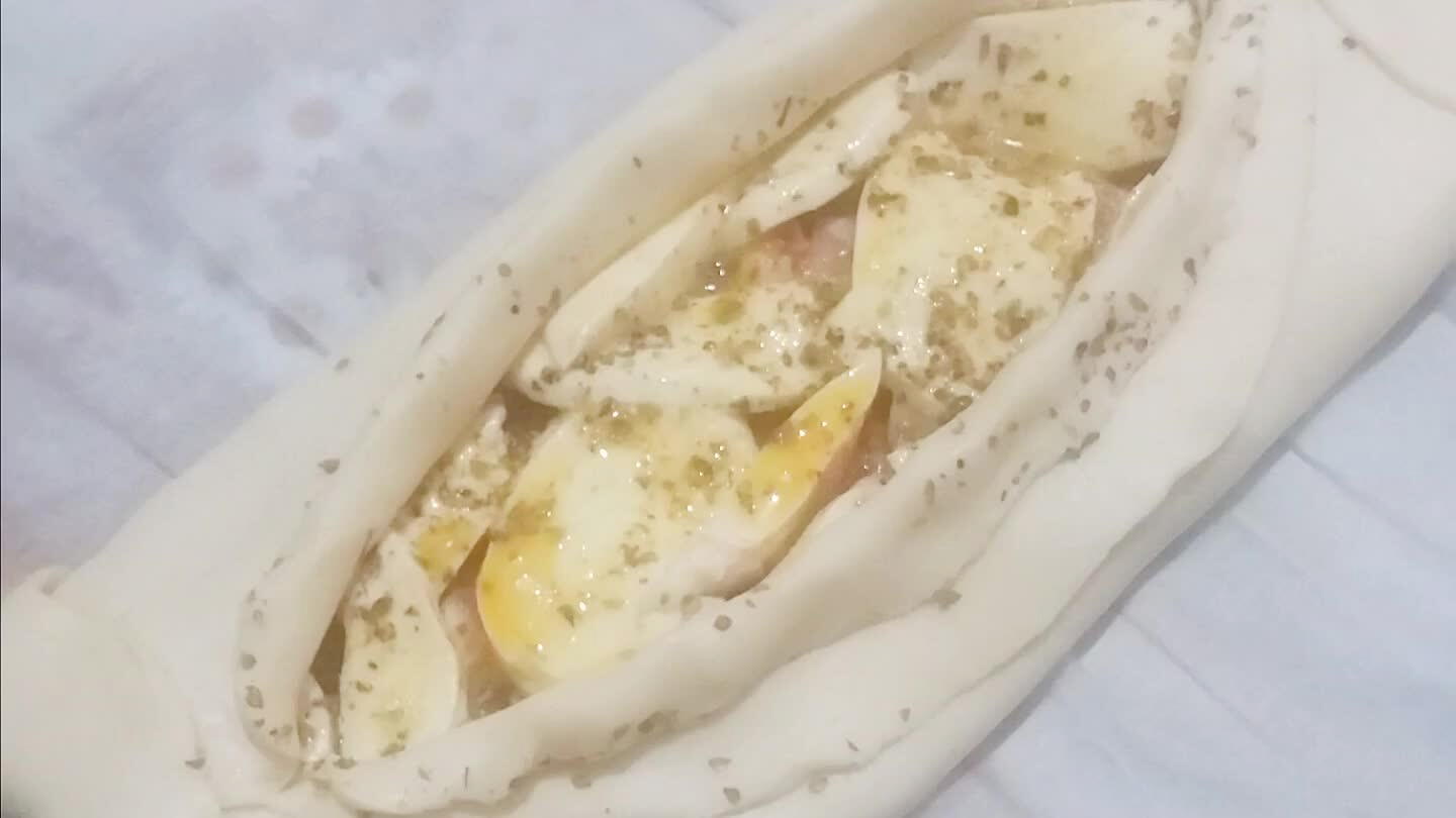 lla ciabatta appena aperta ...