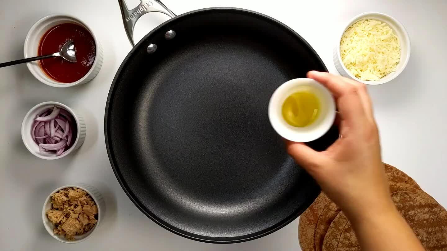move it around to spread out the oil.