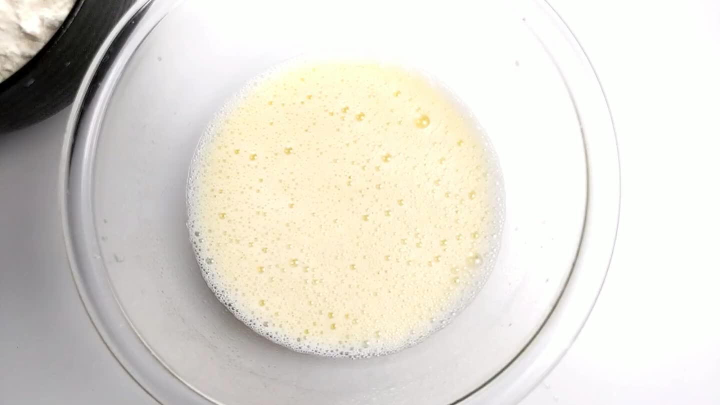 cook the egg that you add in the next step. Around body temperature is ideal, so if it's just barely warm to the touch, you should be fine.
