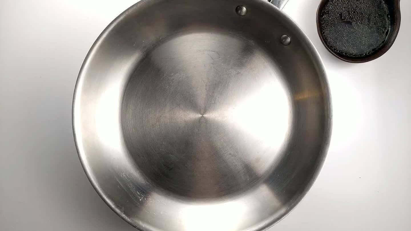 in the pan for a couple of seconds.
