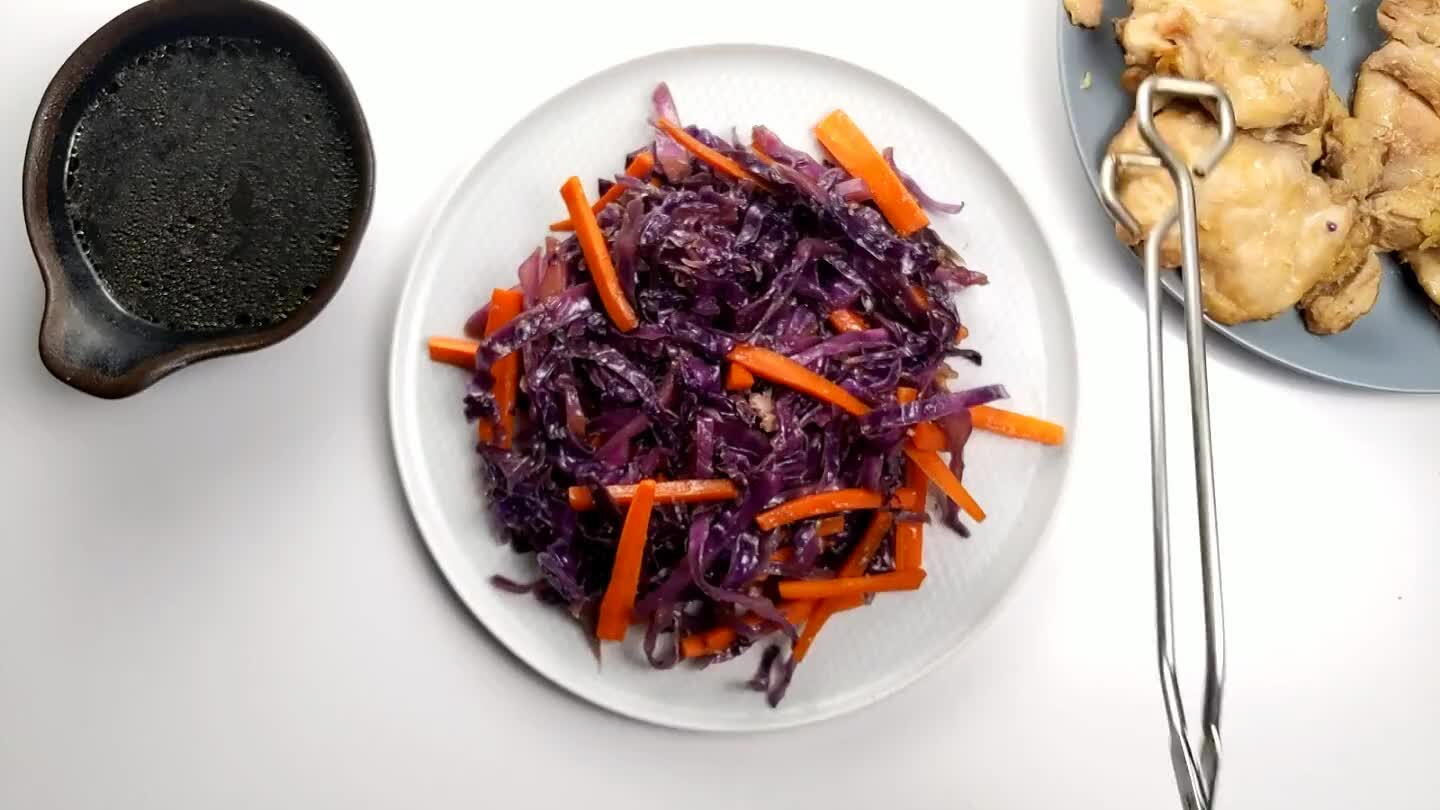 ghs over the vegetables.