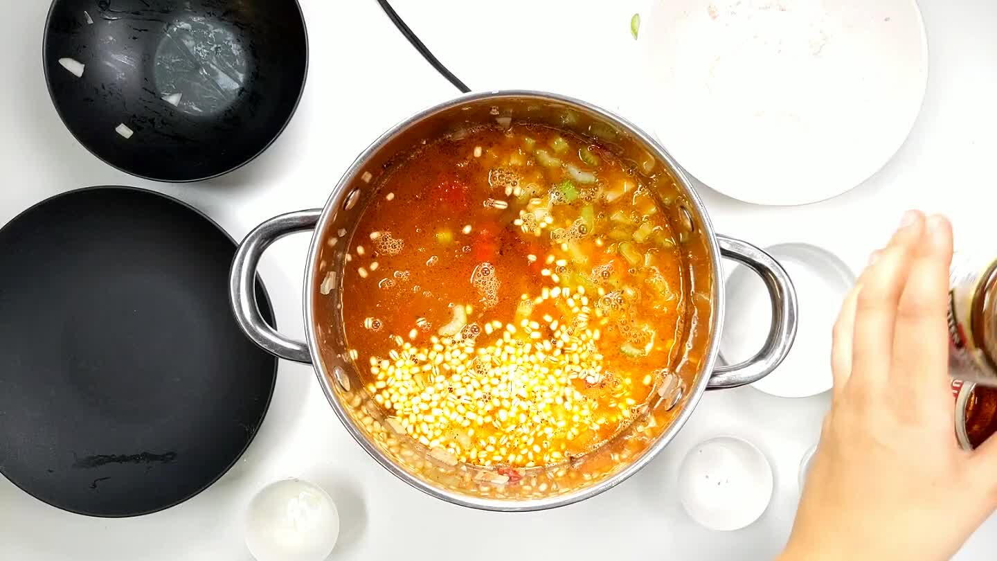 ouillon. If you are using pre-made broth then add that now instead of water and bouillon.