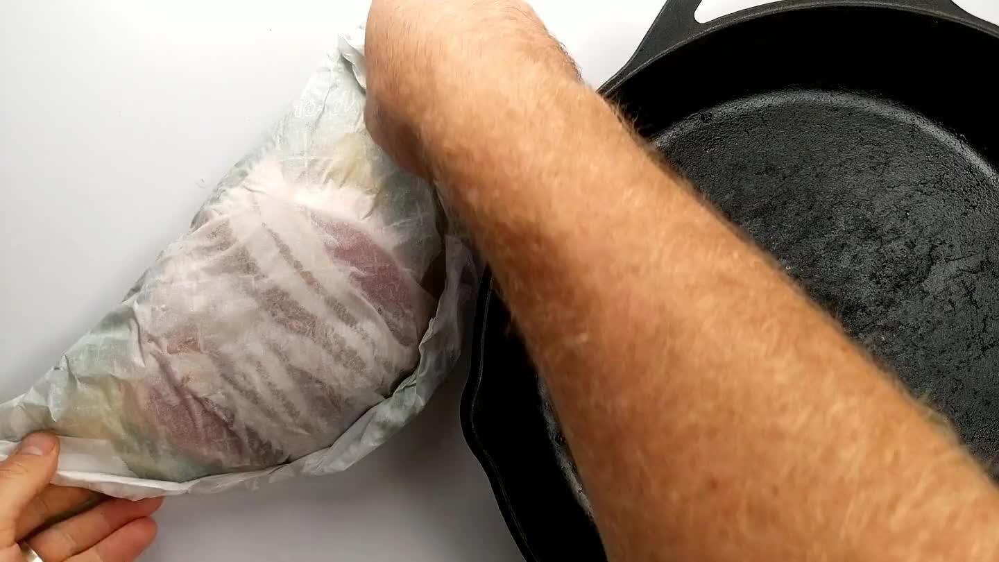 ne. Check doneness with a meat thermometer. You can pierce through the parchment into the center of thickest pork chop. Ensure that the internal temperature is above 145°F as per FDA recommendation.