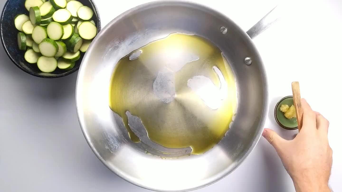 or a couple of minutes or just until it begins to shimmer and stream.